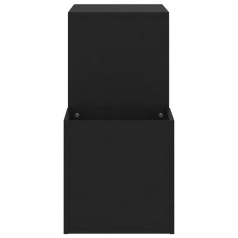 SZAFKA NA BUTY CZARNA 105X35,5X70CM