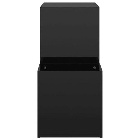 SZAFKA NA BUTY CZARNA POŁYSK 105X35,5X70CM