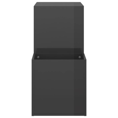 SZAFKA NA BUTY SZARA POŁYSK 105X35,5X70CM