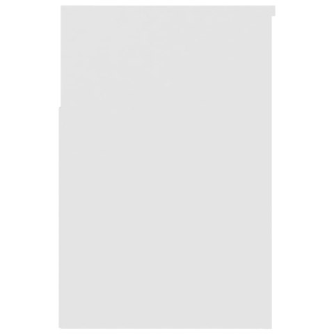 ŁAWKA Z MIEJSCEM NA BUTY BIAŁA 60X30X45CM