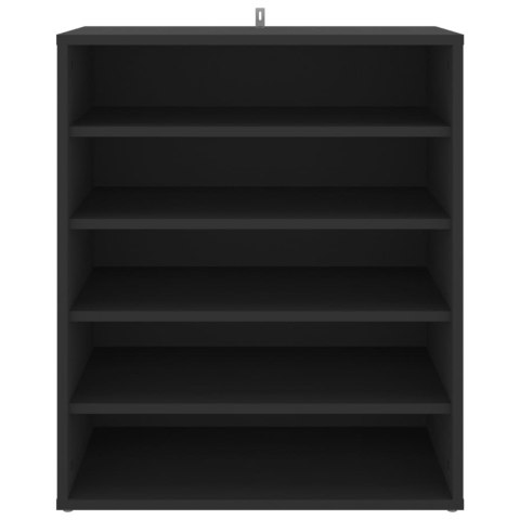 SZAFKA NA BUTY CZARNA 60X35X70CM,