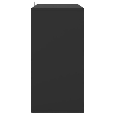 SZAFKA NA BUTY CZARNA 60X35X70CM,