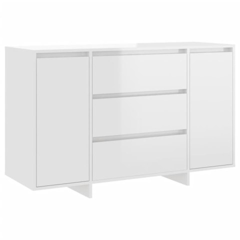 KOMODA Z 3 SZUFLADAMI BIAŁA POŁYSK 120X41X75CM
