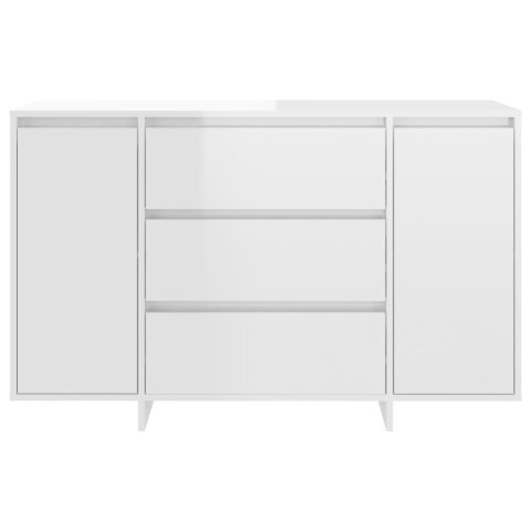 KOMODA Z 3 SZUFLADAMI BIAŁA POŁYSK 120X41X75CM