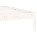 RAMA ŁÓŻKA BIAŁA DREWNO SOSNOWE 100X200CM