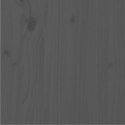 RAMA ŁÓŻKA SZARA DREWNO SOSNOWE 90X200CM