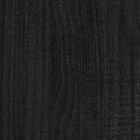 DONICA OGRODOWA CZARNA 70X70X70CM LITE DREWNO SOSNOWE