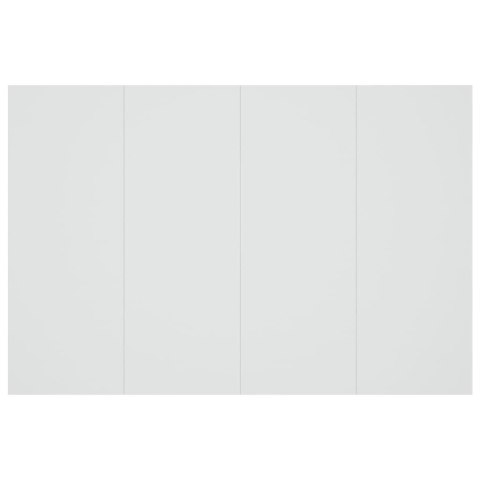 WEZGŁOWIE ŁÓŻKA BIAŁE 120X15X80CM