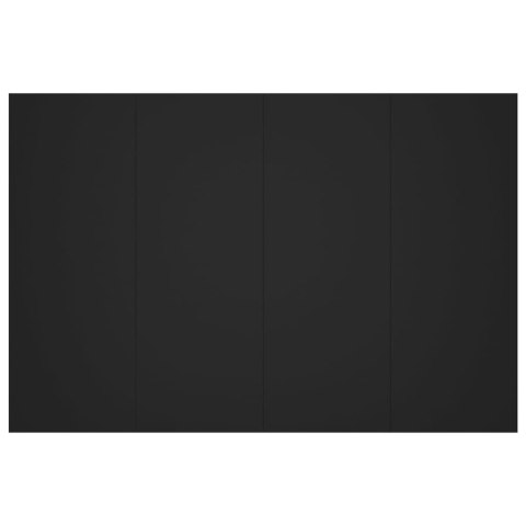 WEZGŁOWIE ŁÓŻKA CZARNE 120X15X80CM