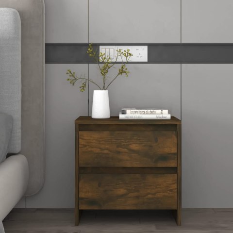 SZAFKI NOCNE 2 SZT. PRZYDYMIONY DĄB 45X345X445CM