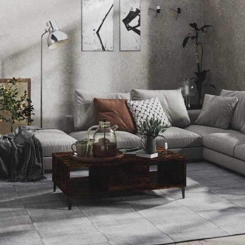 STOLIK KAWOWY PRZYDYMIONY DĄB 1035X60X35CM