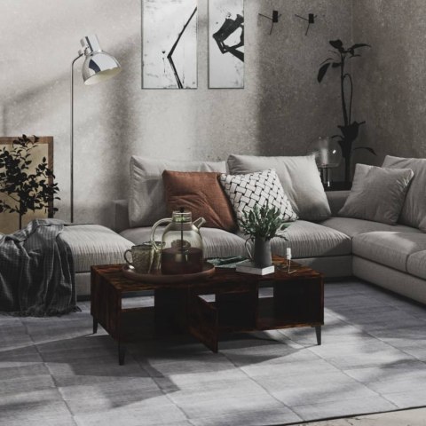 STOLIK KAWOWY PRZYDYMIONY DĄB 1035X60X35CM