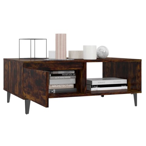 STOLIK KAWOWY PRZYDYMIONY DĄB 90X60X35CM