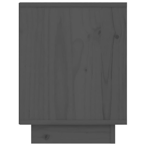 SZAFKA NOCNA SZARA 40X30X40CM DREWNO SOSNOWE