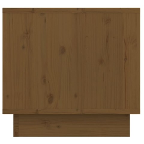 SZAFKI NOCNE 2 SZT. MIODOWY BRĄZ 35X34X32CM DREWNO SOSNOWE