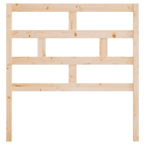 WEZGŁOWIE ŁÓŻKA 106X4X100CM DREWNO SOSNOWE