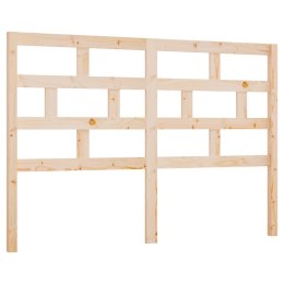 WEZGŁOWIE ŁÓŻKA 141X4X100CM DREWNO SOSNOWE