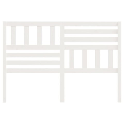 WEZGŁOWIE ŁÓŻKA BIAŁE 166X4X100CM DREWNO SOSNOWE