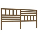 WEZGŁOWIE ŁÓŻKA MIODOWY BRĄZ 206X4X100CM DREWNO SOSNOWE