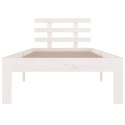 RAMA ŁÓŻKA BIAŁA DREWNO 90X200CM