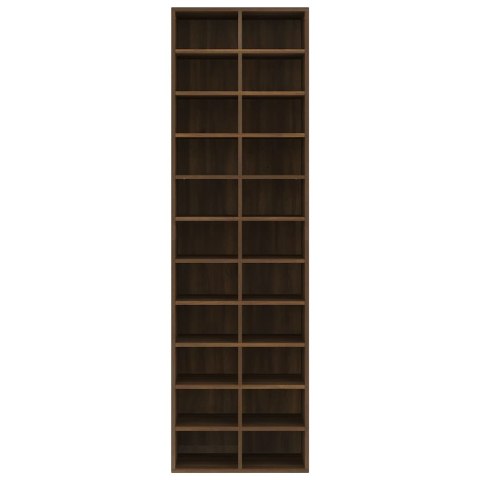 STOJAK NA BUTY BRĄZOWY DĄB 54X34X183CM