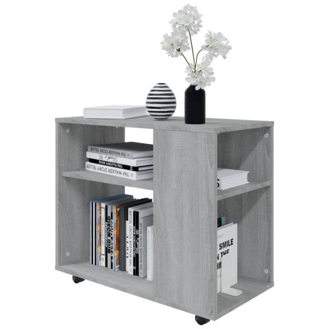 STOLIK BOCZNY SZARY DĄB SONOMA 70X35X55CM