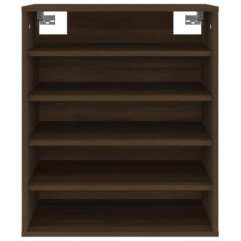 SZAFKA NA BUTY BRĄZOWY DĄB 60X35X70CM