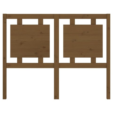 WEZGŁOWIE ŁÓŻKA MIODOWY BRĄZ 1255X4X100CM LITA SOSNA