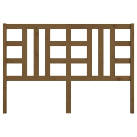 WEZGŁOWIE ŁÓŻKA MIODOWY BRĄZ 146X4X100CM DREWNO SOSNOWE