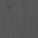 WEZGŁOWIE ŁÓŻKA SZARE 955X4X100CM DREWNO SOSNOWE