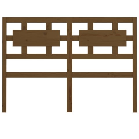 WEZGŁOWIE ŁÓŻKA MIODOWY BRĄZ 1255X4X100CM LITA SOSNA