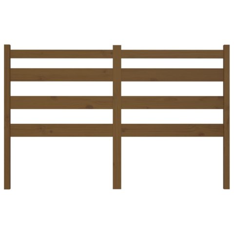 WEZGŁOWIE ŁÓŻKA MIODOWY BRĄZ 206X4X100CM DREWNO SOSNOWE