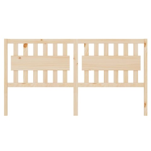 WEZGŁOWIE ŁÓŻKA 1255X4X100CM DREWNO SOSNOWE