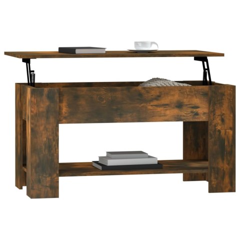 STOLIK KAWOWY PRZYDYMIONY DĄB 101X49X52CM