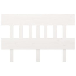 WEZGŁOWIE ŁÓŻKA BIAŁE 1635X3X81CM DREWNO SOSNOWE