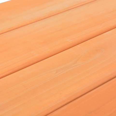 DZIECIĘCY STOLIK PIKNIKOWY Z ŁAWKAMI 89X79X50CM LITA JODŁA