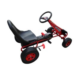 GOKART DLA DZIECI Z PEDAŁAMI CZERWONY