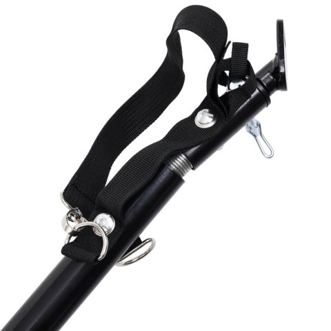 PRZYCZEPKA ROWEROWA 2-W-1 DLA ZWIERZĄT I DO BIEGANIA NIEBIESK-SZARA