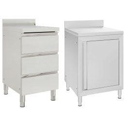 SZAFKI GASTRONOMICZNE 2SZT STAL NIERDZEWNA