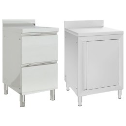 SZAFKI GASTRONOMICZNE 2SZT STAL NIERDZEWNA