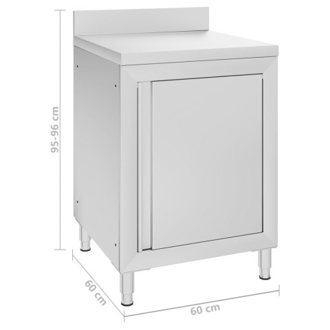 SZAFKI GASTRONOMICZNE 2SZT STAL NIERDZEWNA