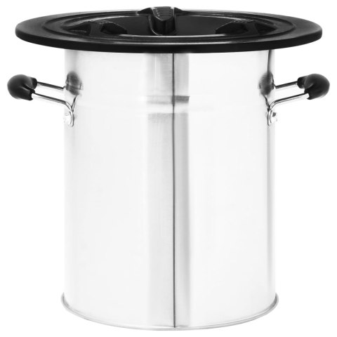 PIECYK KEMPINGOWY NA DREWNO 515X35X30,5CM STAL NIERDZEWNA