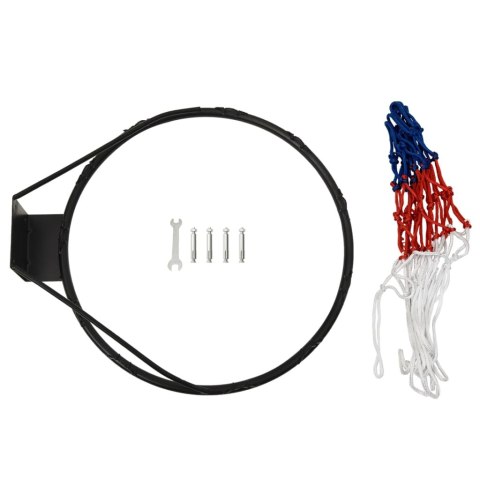 OBRĘCZ DO KOSZYKÓWKI CZARNA 45CM STALOWA