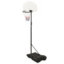STOJAK DO KOSZYKÓWKI BIAŁY 216-250CM POLIETYLEN