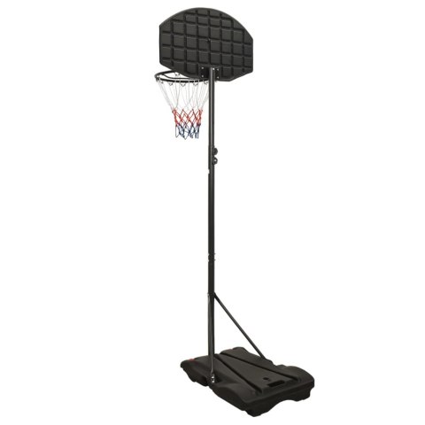 STOJAK DO KOSZYKÓWKI CZARNY 216-250CM POLIETYLEN