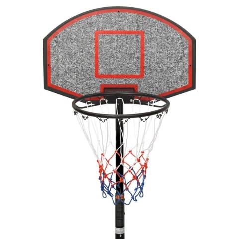 STOJAK DO KOSZYKÓWKI CZARNY 216-250CM POLIETYLEN