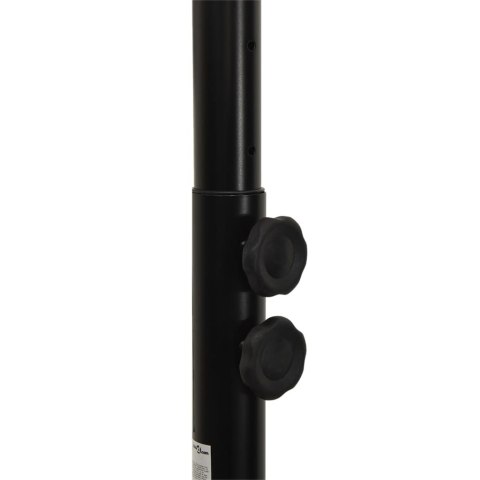 STOJAK DO KOSZYKÓWKI CZARNY 216-250CM POLIETYLEN