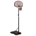 STOJAK DO KOSZYKÓWKI CZARNY 216-250CM POLIETYLEN
