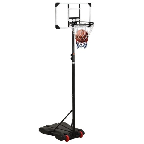 STOJAK DO KOSZYKÓWKI Z PRZEZROCZYSTĄ TABLICĄ 216-250CM