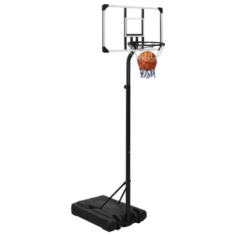 STOJAK DO KOSZYKÓWKI Z PRZEZROCZYSTĄ TABLICĄ 235-305CM